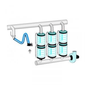 Kit extractor de humo MFS (Modular Filter System)